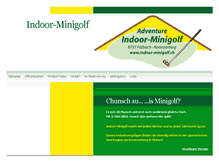 Tablet Screenshot of indoor-minigolf.ch